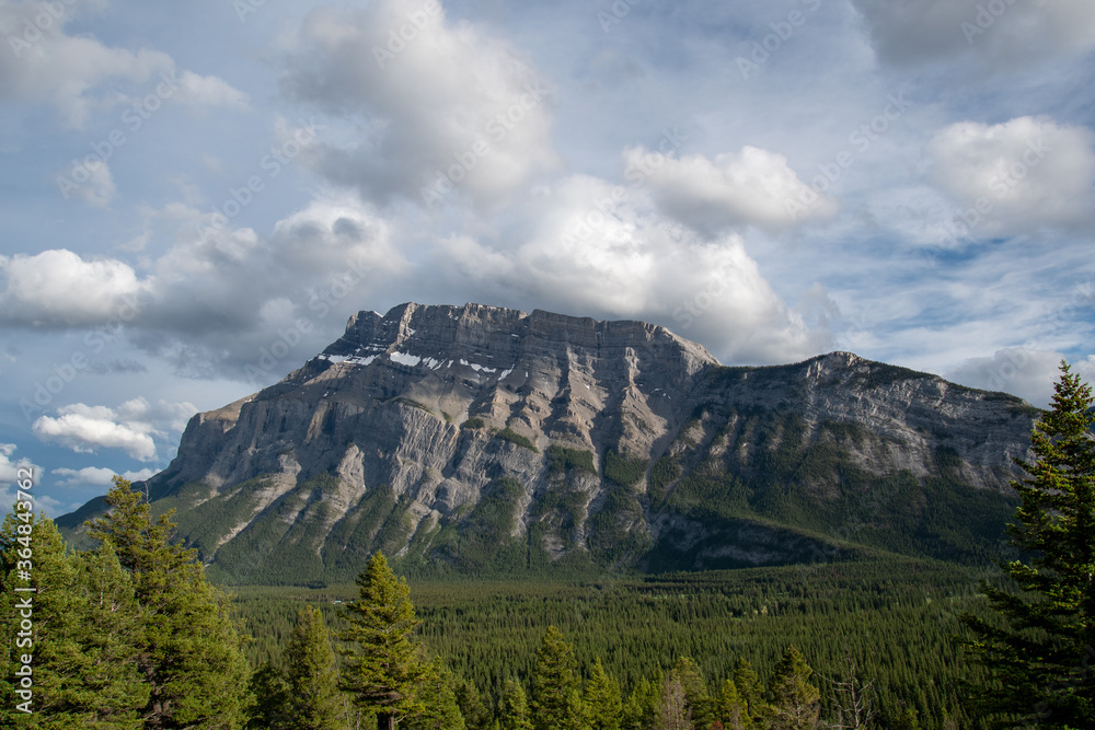 A picture of Mt. Rundle and Bow valley.   Banff National park  AB Canada   
