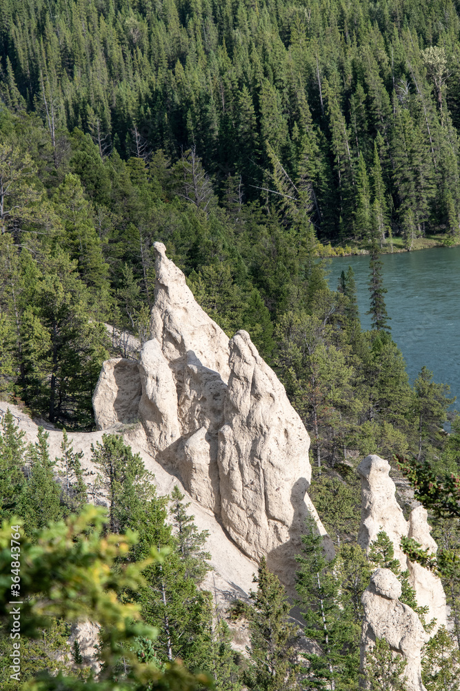 A picture of Hoodoo.    Banff National park  AB Canada    
