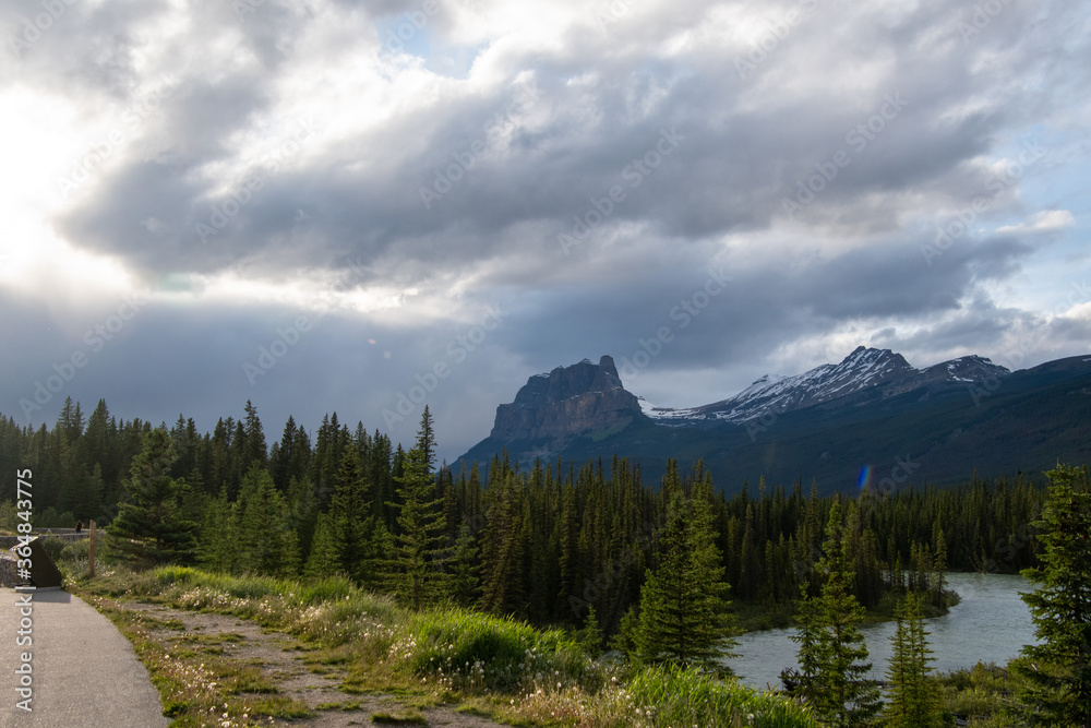Fototapeta premium A picture of Castle mountain. Banff National park AB Canada