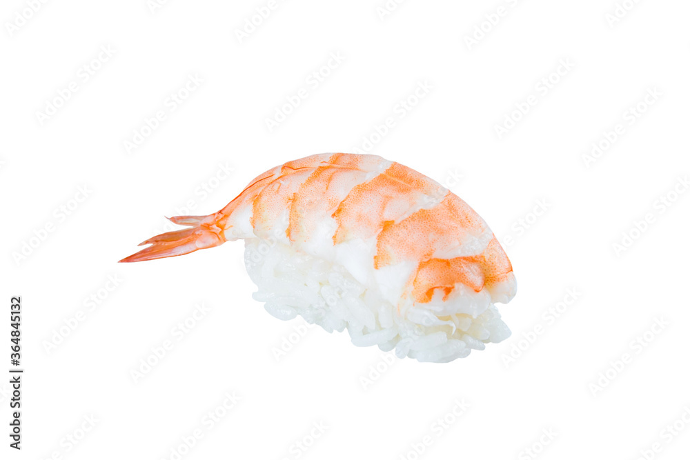 Japanese Nigiri Ebi sushi with black tiger shrimp and rice, isolation on white background. Japanese cuisine. Pan Asian menu dish isolated. Restaurant menu. Copy space. Background image.
Japanese Nigiri Ebi sushi with black tiger shrimp and rice, isolation on white background. Japanese cuisine. Pan Asian menu dish isolated. Restaurant menu. Copy space. Background image.