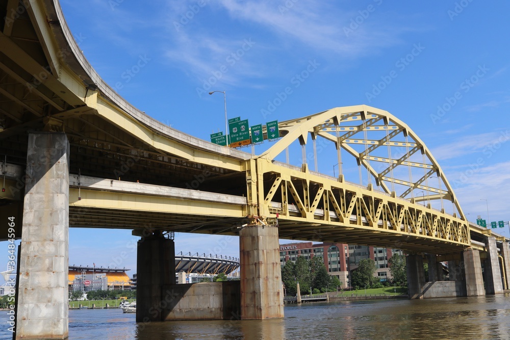 Obraz premium Pittsburgh Bridge