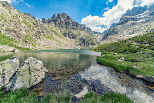 Autier lake in the Mercantour National Park in France