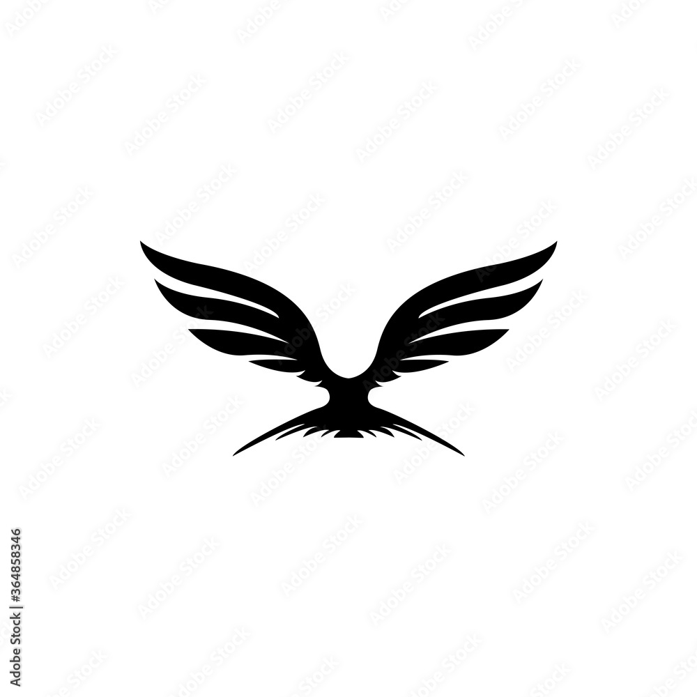 Obraz premium Falcon Wings Logo Template vector icon logo design