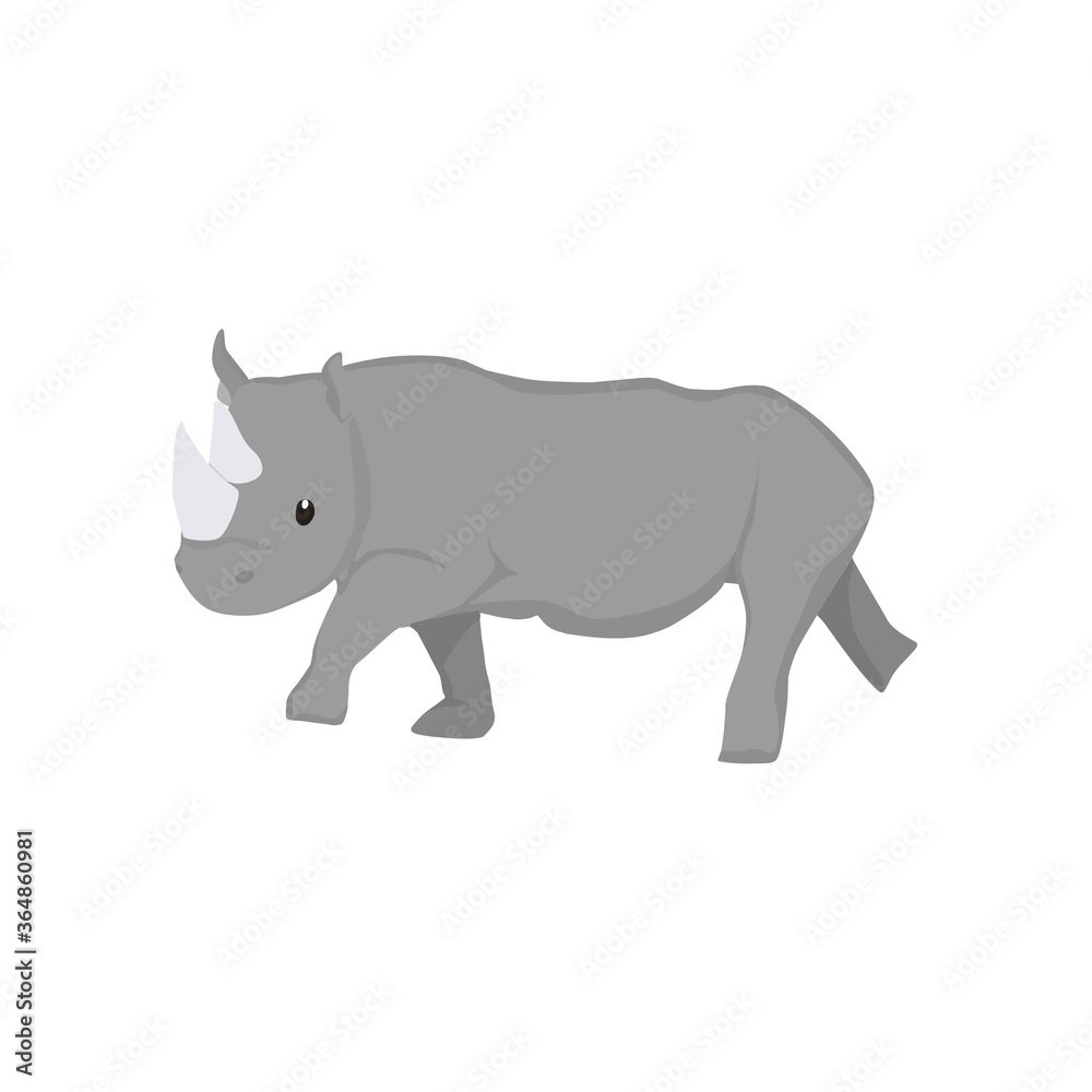 Rhinos Illustration Rhinos Illustration