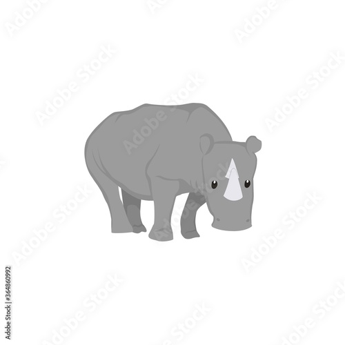 Rhinos Illustration © Kezimaa