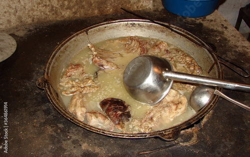 Cooking meat, Kyrgyz traditional meat cooking