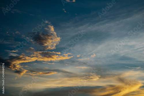 After the sunset at Namphan small lake Sang Khom Udonthani