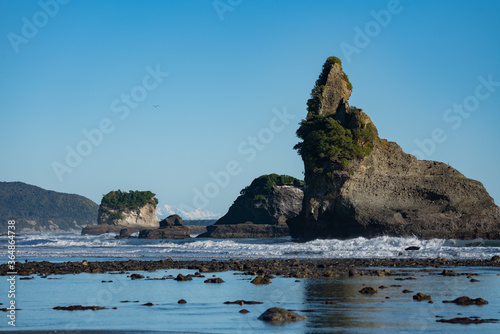 Sea stacks on the wild West Coast of New Zealand's South island
