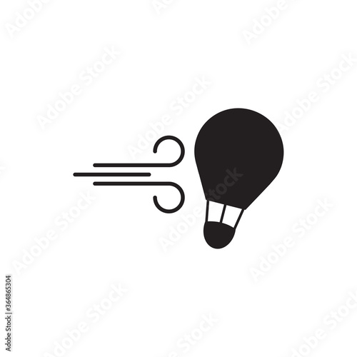 Air balloon logo design template