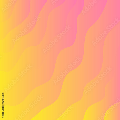 Yellow and pink gradient vector background. Abstract texture. Landing page. Modern design for website.