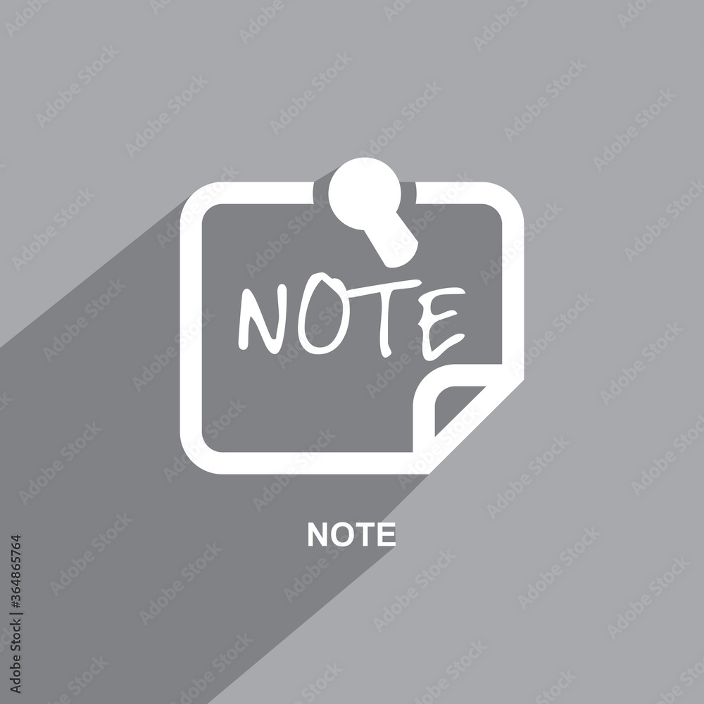 note icon, Business icon vector note icon, Business icon vector