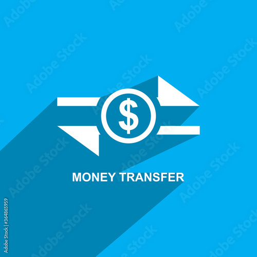 money transfer icon, Business icon vector