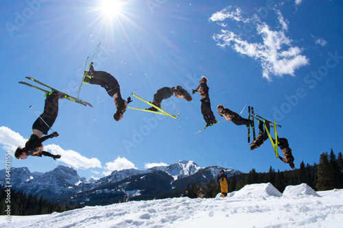 ski backflip photo