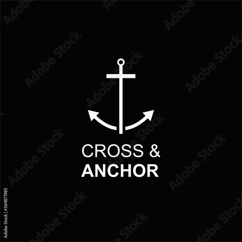 Cross Anchor Christian Catholic Church logo design