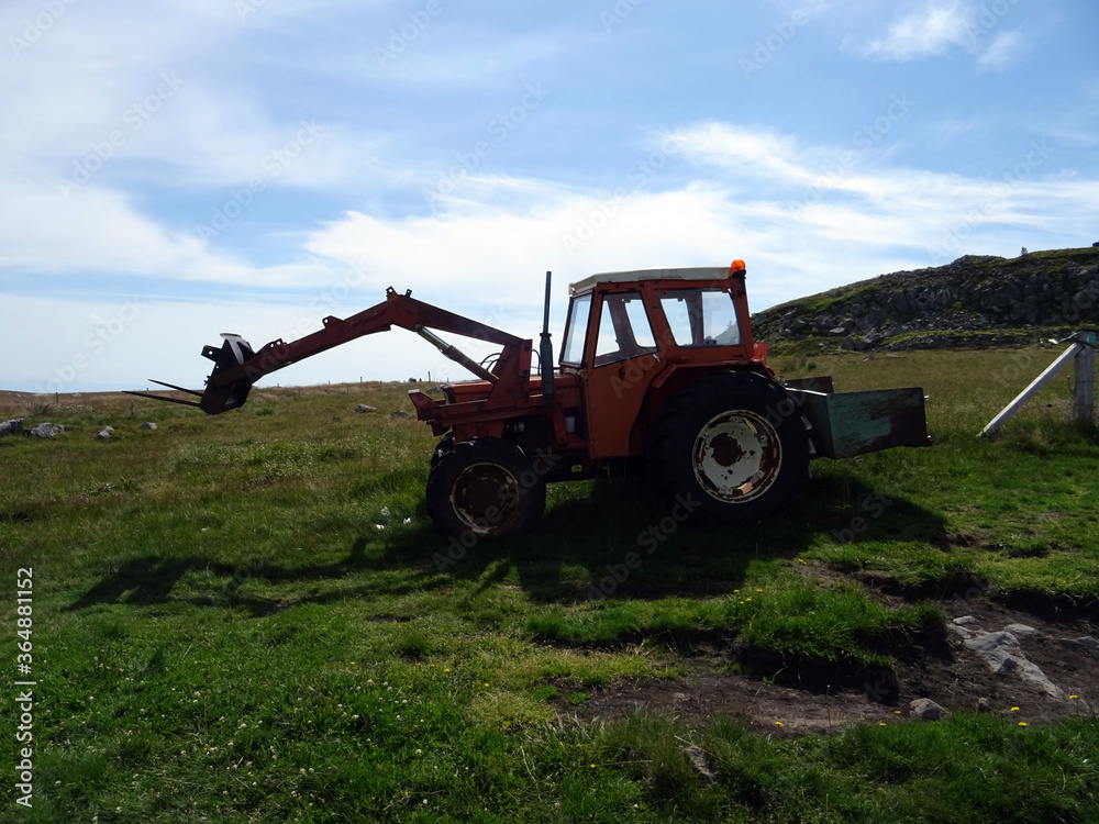 Fototapeta premium Tracteur