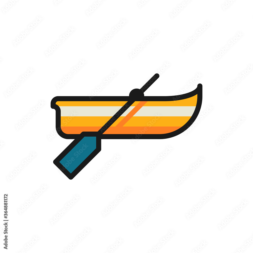 Rowboat filled outline icons. Vector illustration. Editable stroke. Isolated icon suitable for web, infographics, interface and apps. Rowboat filled outline icons. Vector illustration. Editable stroke. Isolated icon suitable for web, infographics, interface and apps.