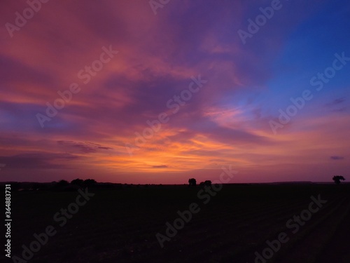 Beautiful sunset in my farm and beautiful sky © Vijay ahir