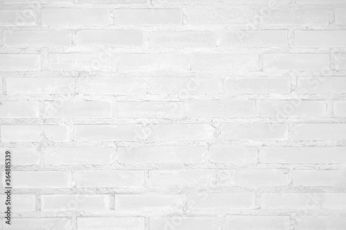 Modern white vintage brick wall texture for background retro white Washed Old Brick Wall Surface Grungy Shabby Background weathered texture stained old stucco light gray and paint white brick wall.