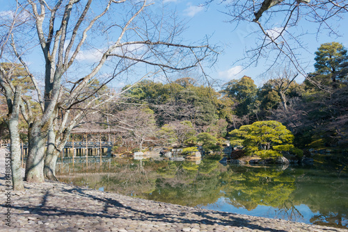 Sento Imperial Palace (Sento Gosho) in Kyoto, Japan. It is a large garden, formerly the grounds of a palace for retired emperors. photo