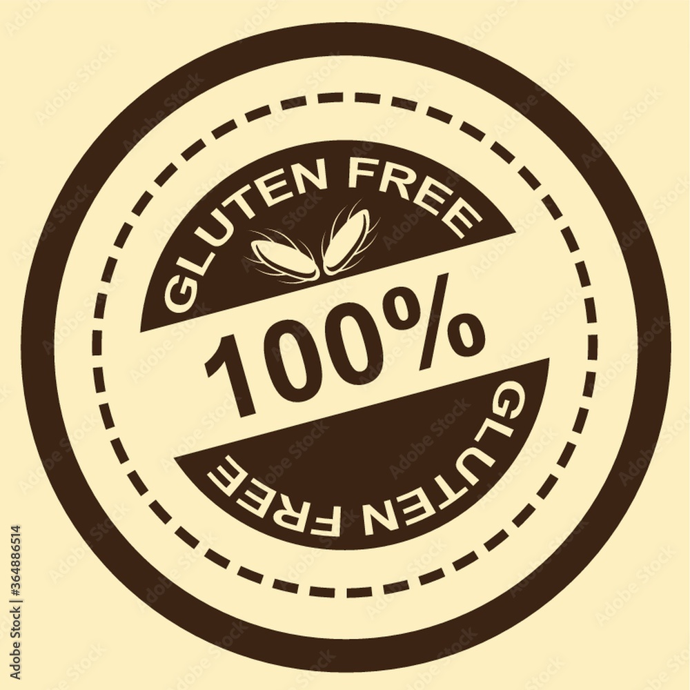 Obraz premium gluten free label