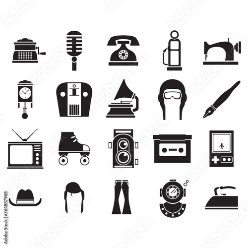 retro icons
