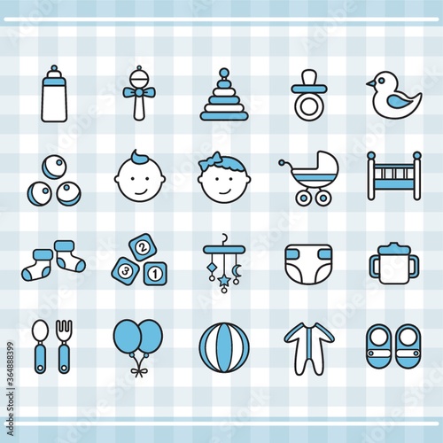 baby icon set