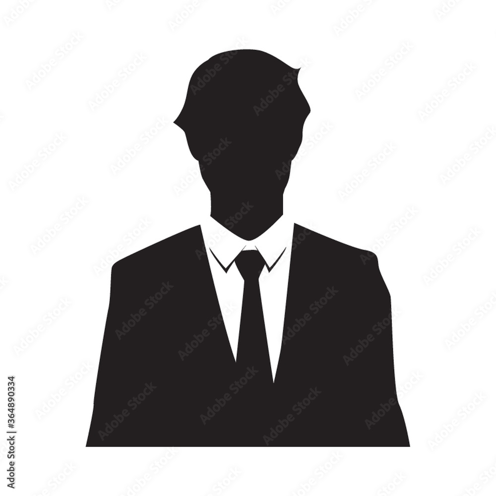 silhouette of a businessman silhouette of a businessman