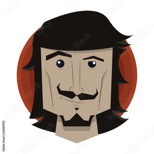 man with smirking expression