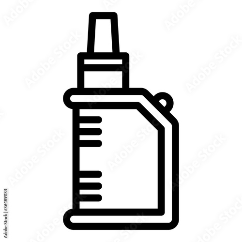 Modern vape icon. Outline modern vape vector icon for web design isolated on white background