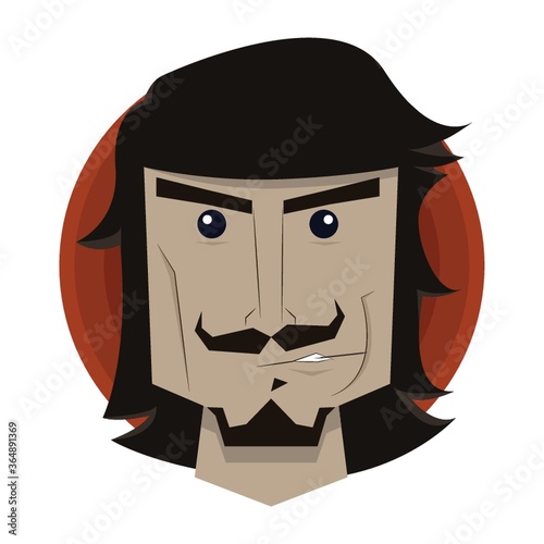 man smirking
