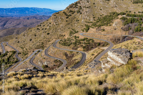 Alto de Velefique in Sierra de Los Filabres, Almeria, Andalusia, Spain photo