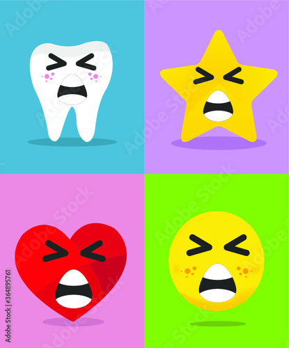 Large set of Quality Emoticons Set of Emoji