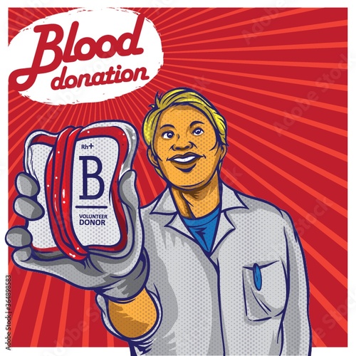 blood donation poster design