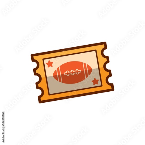 american football ticket