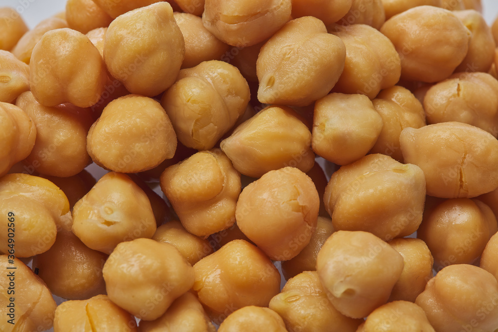 Chickpeas shot on white background Chickpeas shot on white background