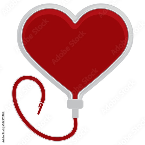 heart with blood