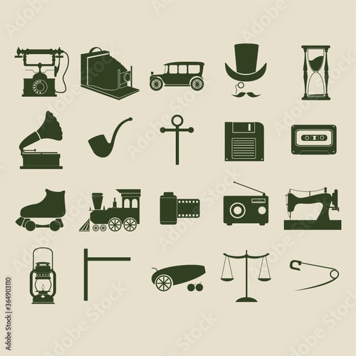 retro icons