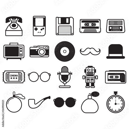 retro icons