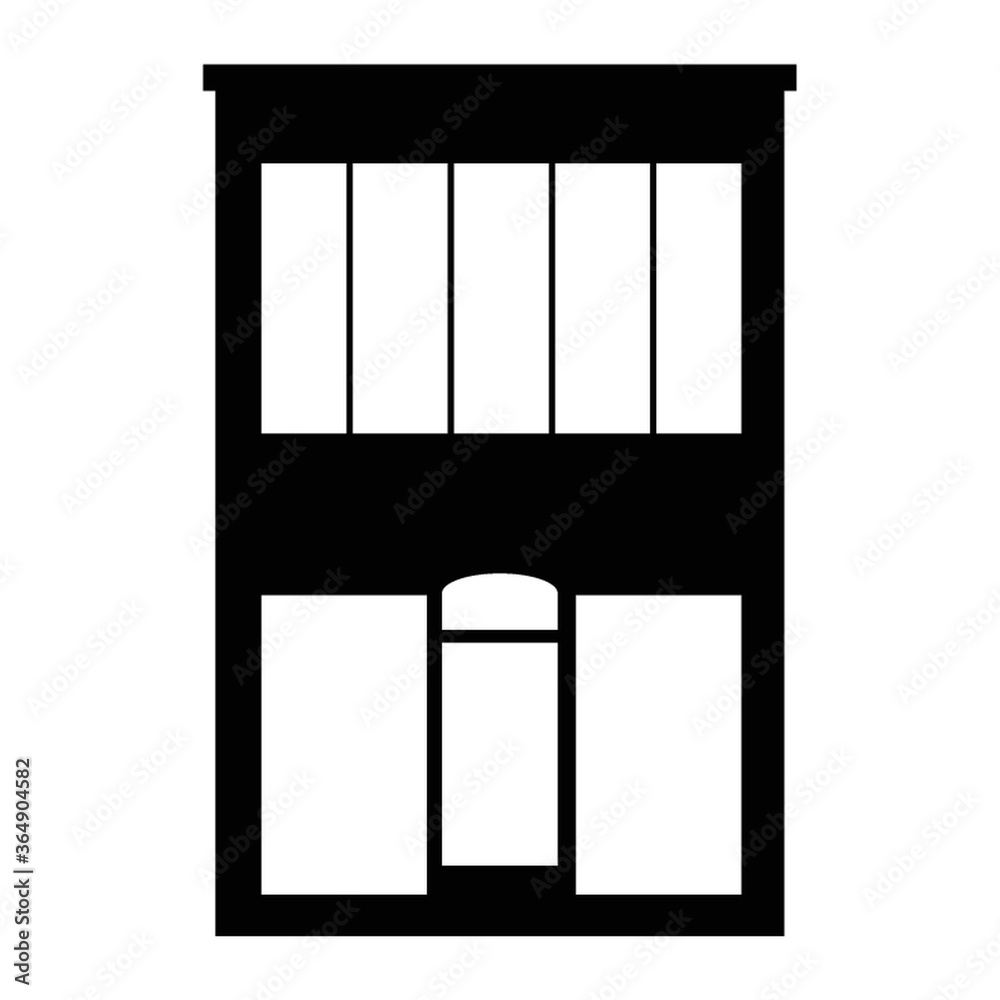 silhouette of building