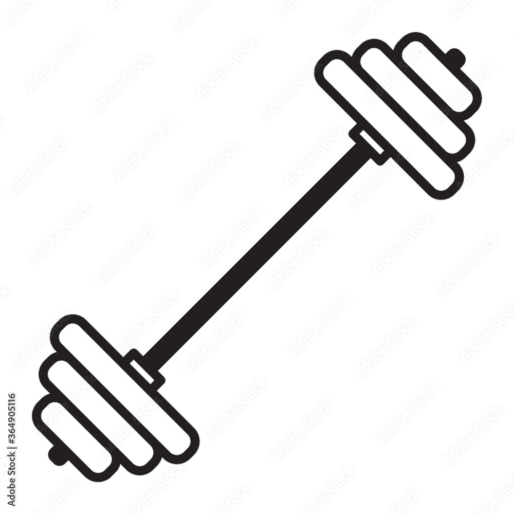 Naklejka premium barbell