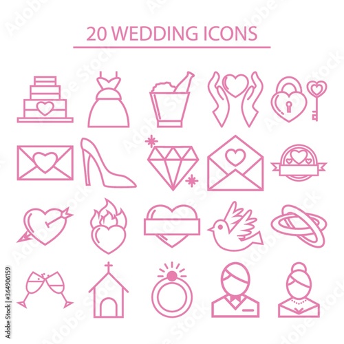wedding icons