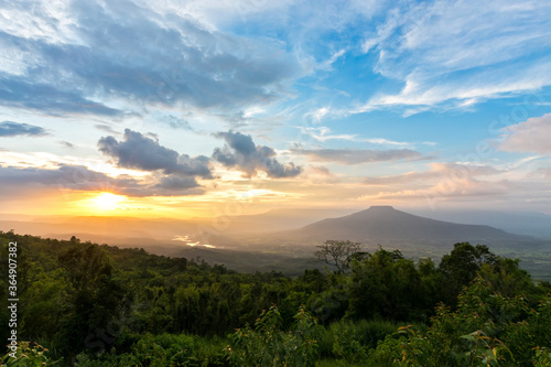 Phu Ho Beautiful mountain of Loei Province, Thailand. PHU PA PO This Mountain looks like the Fuji in Japan.