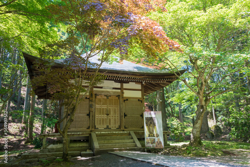 Yokawa Area at Enryakuji Temple in Otsu  Shiga  Japan. It is part of the UNESCO World Heritage Site - Historic Monuments of Ancient Kyoto  Kyoto  Uji and Otsu Cities .
