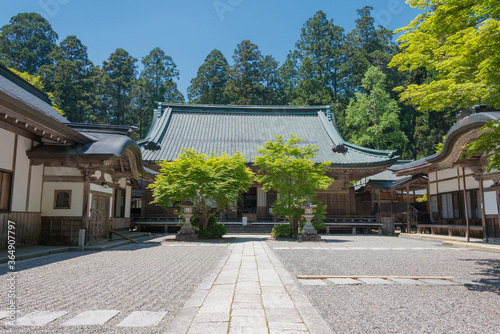 Yokawa Area at Enryakuji Temple in Otsu, Shiga, Japan. It is part of the UNESCO World Heritage Site - Historic Monuments of Ancient Kyoto (Kyoto, Uji and Otsu Cities).