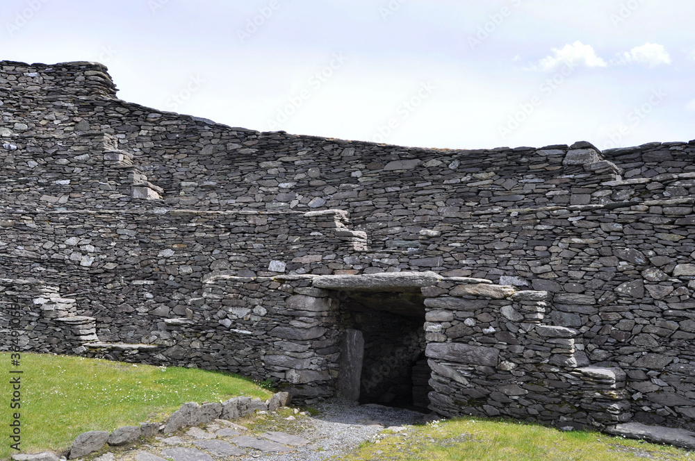 Cahergall Stone Fort in Ireland
