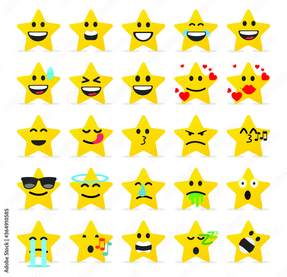 Large set of Quality Emoticons Set of Emoji Large set of Quality Emoticons Set of Emoji