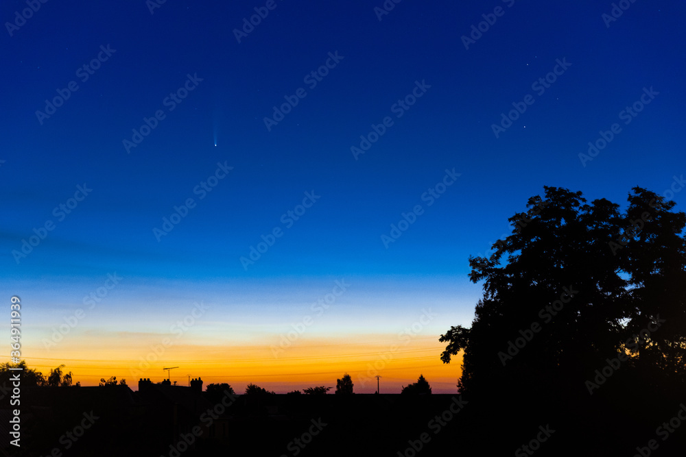 Comete C/2020 F3 Neowise dans le ciel de l'Aisne Comete C/2020 F3 Neowise dans le ciel de l'Aisne