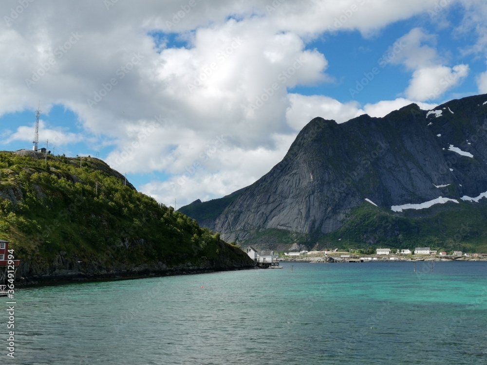 Lofoten Sakrisøy Reine Scenic Historic Fishing Village Stockfish Northern Norway 