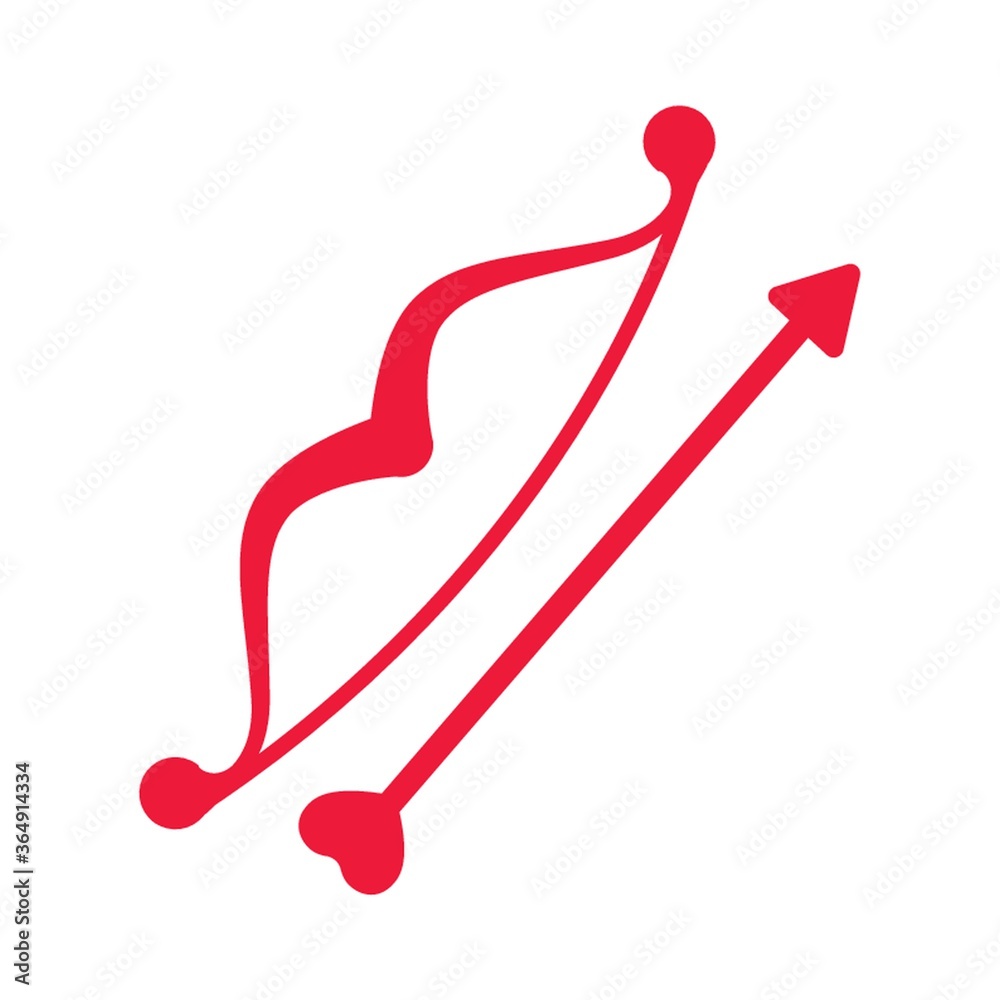 valentine bow and arrow