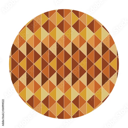 circle with geometrical pattern